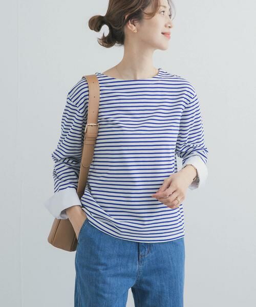 URBAN RESEARCH DOORS / アーバンリサーチ ドアーズ Tシャツ | カフスドッキングボーダープルオーバー | 詳細3