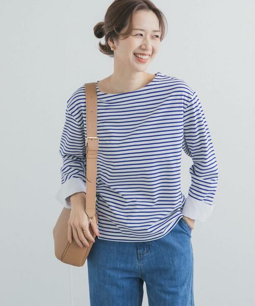 URBAN RESEARCH DOORS / アーバンリサーチ ドアーズ Tシャツ | カフスドッキングボーダープルオーバー | 詳細4