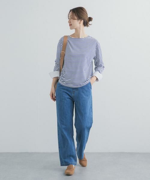 URBAN RESEARCH DOORS / アーバンリサーチ ドアーズ Tシャツ | カフスドッキングボーダープルオーバー | 詳細7