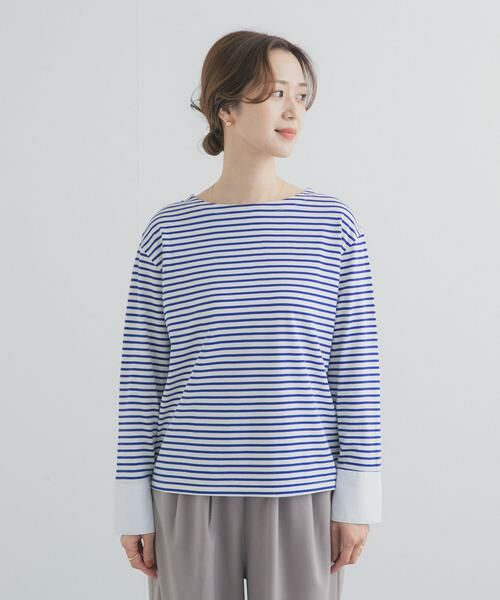 URBAN RESEARCH DOORS / アーバンリサーチ ドアーズ Tシャツ | カフスドッキングボーダープルオーバー | 詳細8