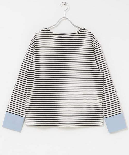 URBAN RESEARCH DOORS / アーバンリサーチ ドアーズ Tシャツ | カフスドッキングボーダープルオーバー | 詳細24