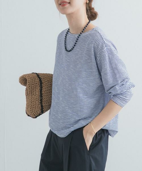 URBAN RESEARCH DOORS / アーバンリサーチ ドアーズ Tシャツ | スラブミジンボーダーTシャツ | 詳細3