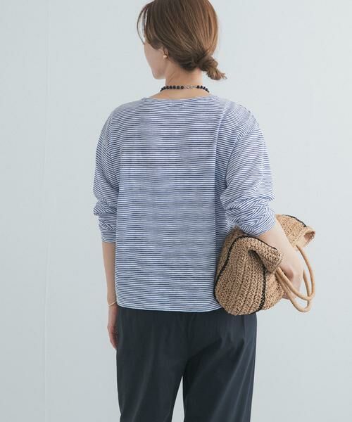 URBAN RESEARCH DOORS / アーバンリサーチ ドアーズ Tシャツ | スラブミジンボーダーTシャツ | 詳細4