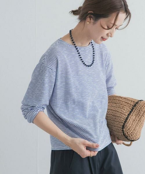 URBAN RESEARCH DOORS / アーバンリサーチ ドアーズ Tシャツ | スラブミジンボーダーTシャツ | 詳細5