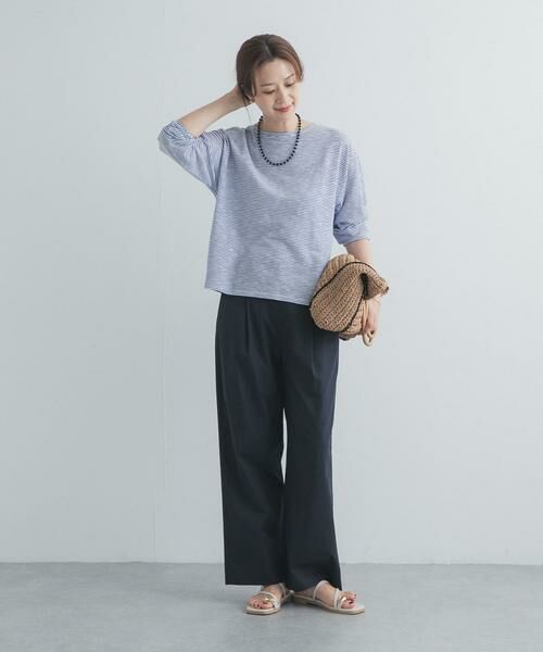 URBAN RESEARCH DOORS / アーバンリサーチ ドアーズ Tシャツ | スラブミジンボーダーTシャツ | 詳細7