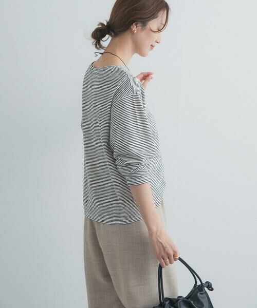 URBAN RESEARCH DOORS / アーバンリサーチ ドアーズ Tシャツ | スラブミジンボーダーTシャツ | 詳細15