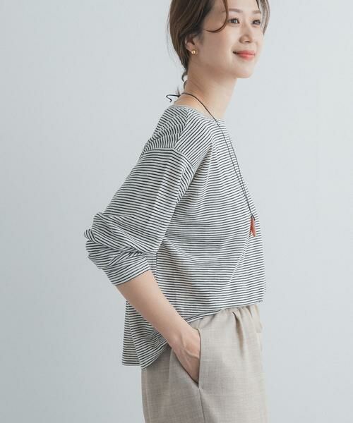 URBAN RESEARCH DOORS / アーバンリサーチ ドアーズ Tシャツ | スラブミジンボーダーTシャツ | 詳細16