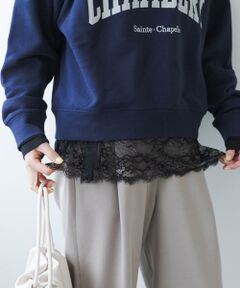 URBAN RESEARCH DOORS / アーバンリサーチ ドアーズ Tシャツ | レースドッキングカットソー