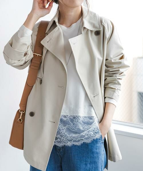 URBAN RESEARCH DOORS / アーバンリサーチ ドアーズ Tシャツ | レースドッキングカットソー | 詳細6