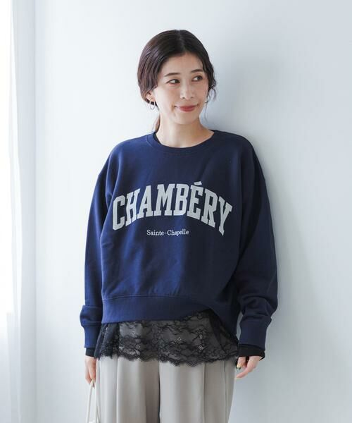 URBAN RESEARCH DOORS / アーバンリサーチ ドアーズ Tシャツ | レースドッキングカットソー | 詳細15