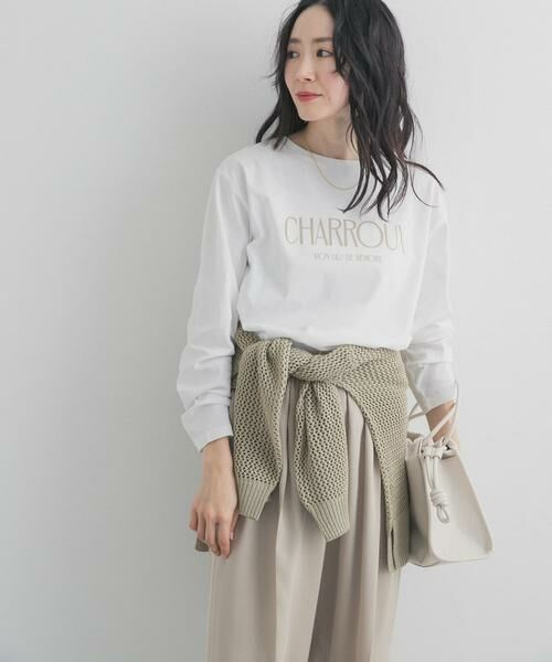 URBAN RESEARCH DOORS / アーバンリサーチ ドアーズ Tシャツ | ロゴプリントロングスリーブTシャツ | 詳細3