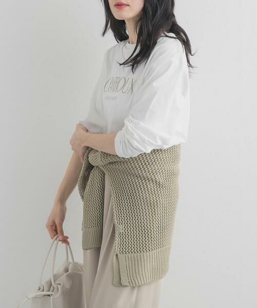 URBAN RESEARCH DOORS / アーバンリサーチ ドアーズ Tシャツ | ロゴプリントロングスリーブTシャツ | 詳細4