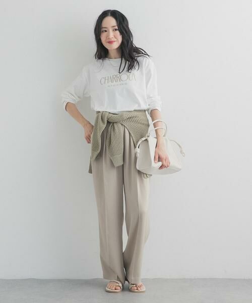 URBAN RESEARCH DOORS / アーバンリサーチ ドアーズ Tシャツ | ロゴプリントロングスリーブTシャツ | 詳細7