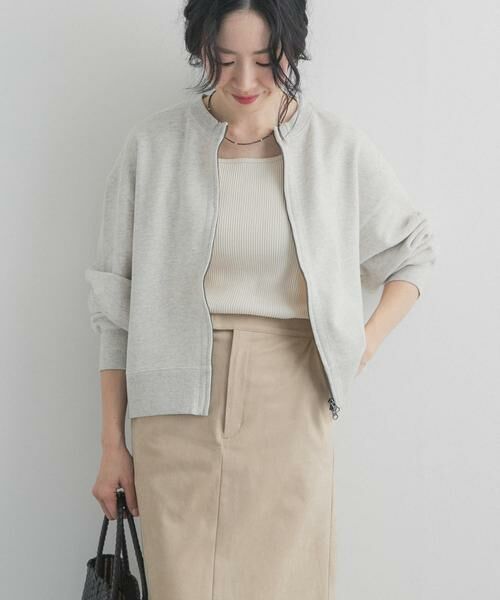 URBAN RESEARCH DOORS / アーバンリサーチ ドアーズ カーディガン・ボレロ | 『WEB/一部店舗限定カラー』コットンスウェットジップカーディガン | 詳細28