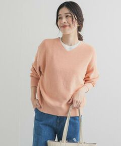 URBAN RESEARCH DOORS / アーバンリサーチ ドアーズ ニット・セーター | コットン畦Vネックニット