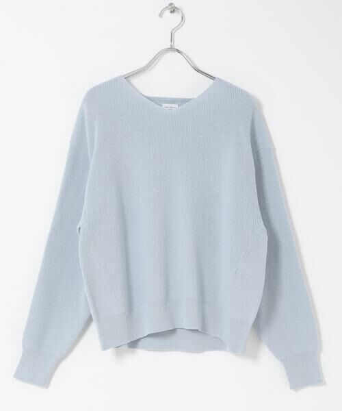 URBAN RESEARCH DOORS / アーバンリサーチ ドアーズ ニット・セーター | コットン畦Vネックニット | 詳細11