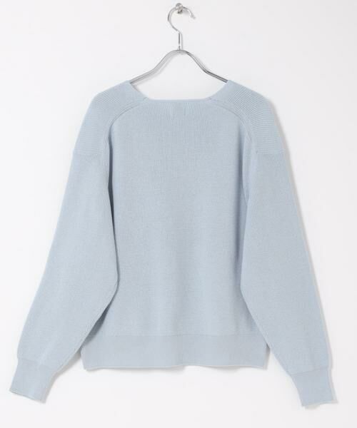 URBAN RESEARCH DOORS / アーバンリサーチ ドアーズ ニット・セーター | コットン畦Vネックニット | 詳細13