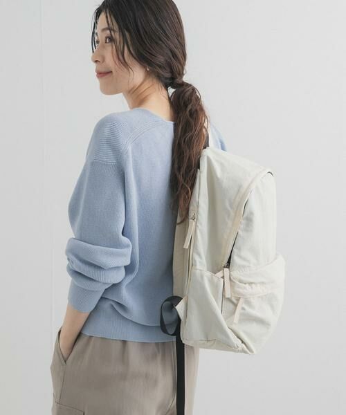 URBAN RESEARCH DOORS / アーバンリサーチ ドアーズ ニット・セーター | コットン畦Vネックニット | 詳細2