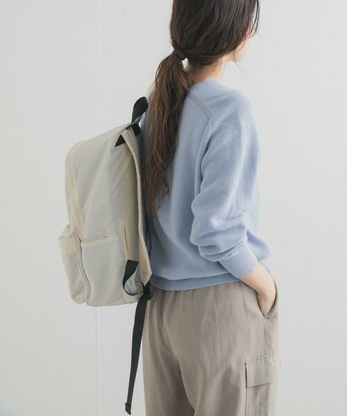 URBAN RESEARCH DOORS / アーバンリサーチ ドアーズ ニット・セーター | コットン畦Vネックニット | 詳細3