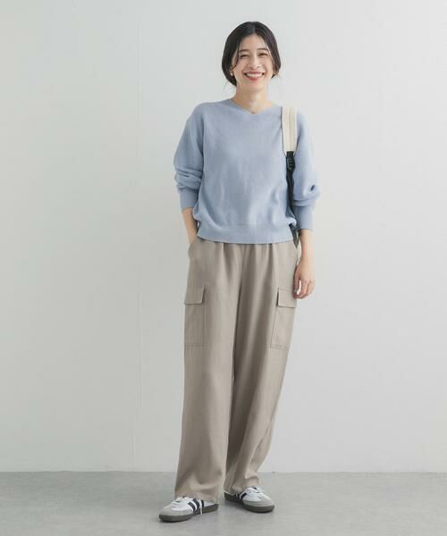 URBAN RESEARCH DOORS / アーバンリサーチ ドアーズ ニット・セーター | コットン畦Vネックニット | 詳細7