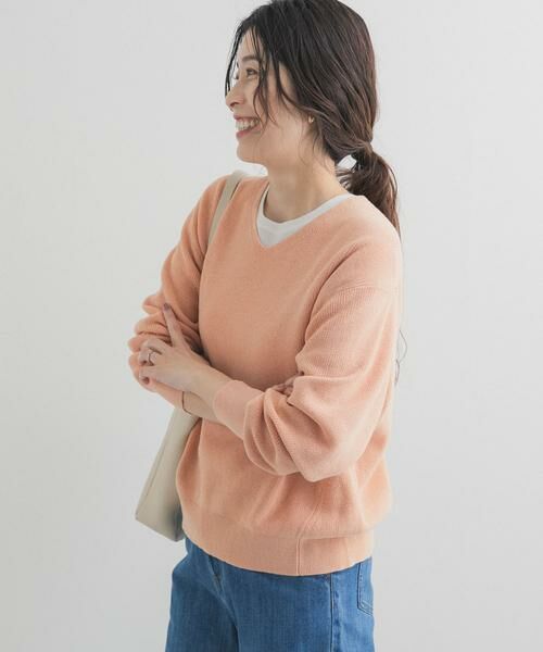 URBAN RESEARCH DOORS / アーバンリサーチ ドアーズ ニット・セーター | コットン畦Vネックニット | 詳細21