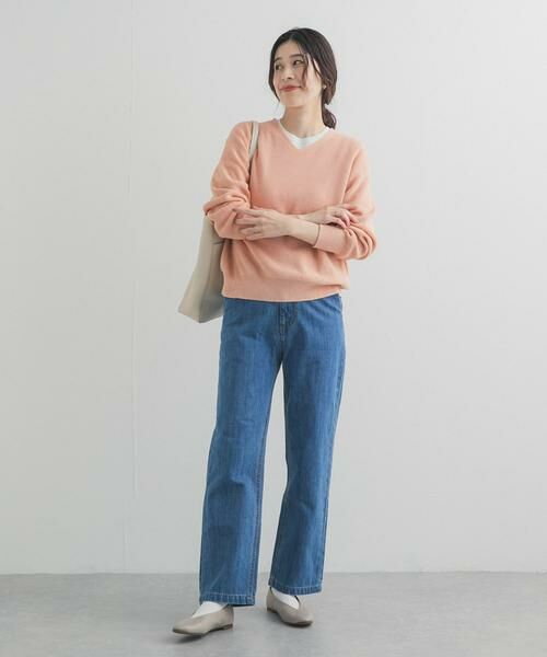 URBAN RESEARCH DOORS / アーバンリサーチ ドアーズ ニット・セーター | コットン畦Vネックニット | 詳細23