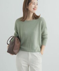 URBAN RESEARCH DOORS / アーバンリサーチ ドアーズ ニット・セーター | コットンボートネックガーターKNIT