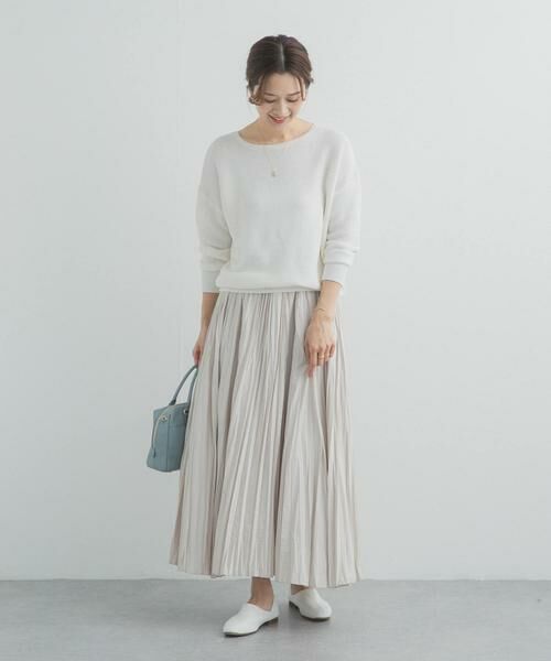 URBAN RESEARCH DOORS / アーバンリサーチ ドアーズ ニット・セーター | コットンボートネックガーターKNIT | 詳細18