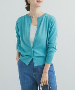 URBAN RESEARCH DOORS / アーバンリサーチ ドアーズ カーディガン・ボレロ | オーガニックコットンクルーネックカーディガン