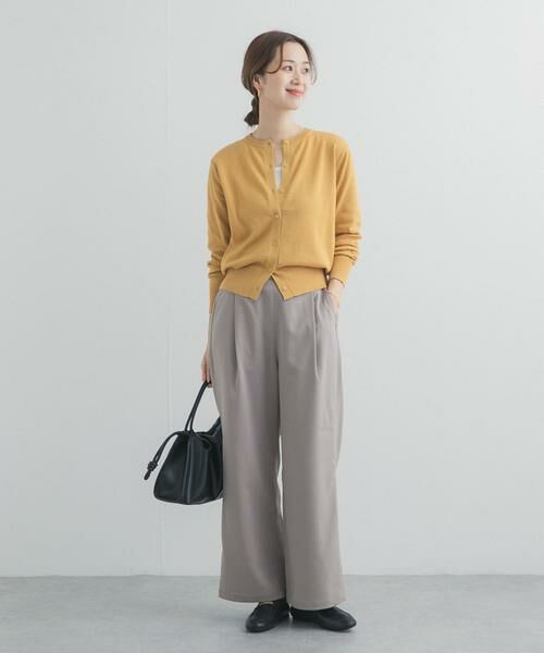 URBAN RESEARCH DOORS / アーバンリサーチ ドアーズ カーディガン・ボレロ | オーガニックコットンクルーネックカーディガン | 詳細7