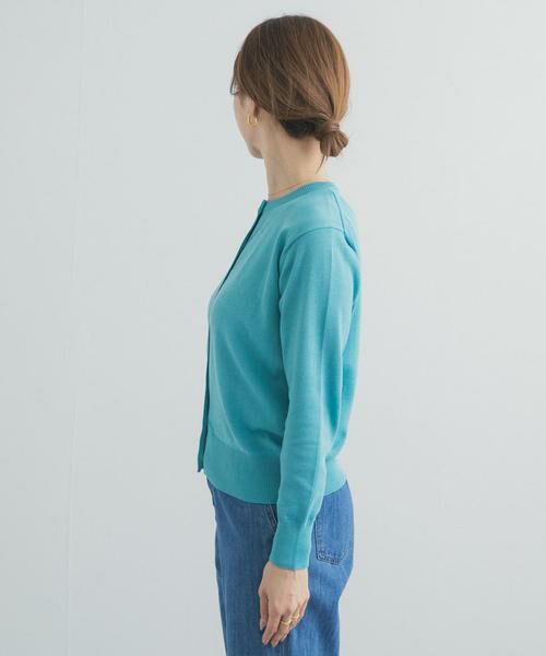 URBAN RESEARCH DOORS / アーバンリサーチ ドアーズ カーディガン・ボレロ | オーガニックコットンクルーネックカーディガン | 詳細18