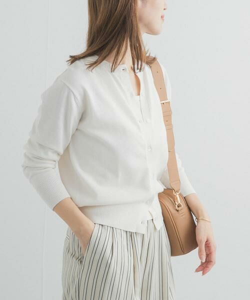 URBAN RESEARCH DOORS / アーバンリサーチ ドアーズ カーディガン・ボレロ | オーガニックコットンクルーネックカーディガン | 詳細28