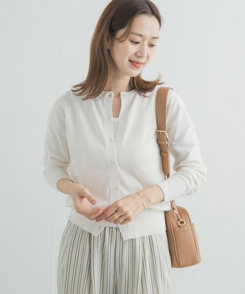 URBAN RESEARCH DOORS / アーバンリサーチ ドアーズ カーディガン・ボレロ | オーガニックコットンクルーネックカーディガン | 詳細29