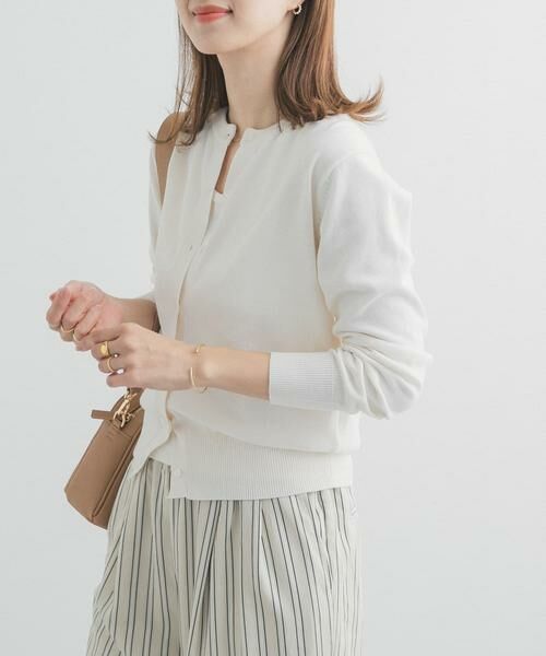 URBAN RESEARCH DOORS / アーバンリサーチ ドアーズ カーディガン・ボレロ | オーガニックコットンクルーネックカーディガン | 詳細30