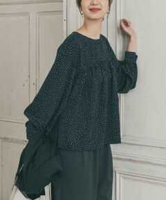 URBAN RESEARCH DOORS / アーバンリサーチ ドアーズ シャツ・ブラウス | ドットギャザーブラウス