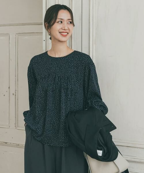 URBAN RESEARCH DOORS / アーバンリサーチ ドアーズ シャツ・ブラウス | ドットギャザーブラウス | 詳細3
