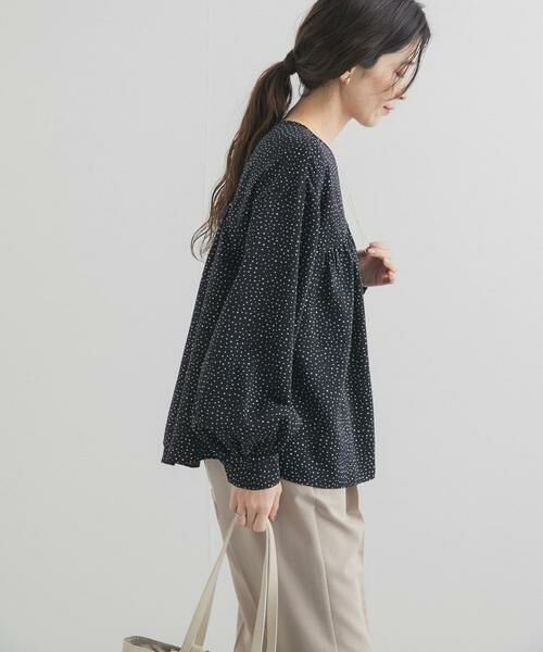 URBAN RESEARCH DOORS / アーバンリサーチ ドアーズ シャツ・ブラウス | ドットギャザーブラウス | 詳細15