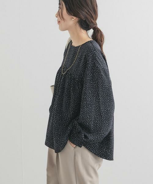 URBAN RESEARCH DOORS / アーバンリサーチ ドアーズ シャツ・ブラウス | ドットギャザーブラウス | 詳細18