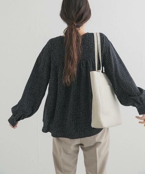 URBAN RESEARCH DOORS / アーバンリサーチ ドアーズ シャツ・ブラウス | ドットギャザーブラウス | 詳細19