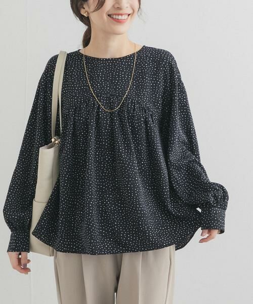 URBAN RESEARCH DOORS / アーバンリサーチ ドアーズ シャツ・ブラウス | ドットギャザーブラウス | 詳細20