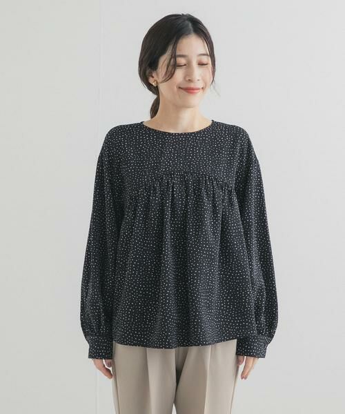 URBAN RESEARCH DOORS / アーバンリサーチ ドアーズ シャツ・ブラウス | ドットギャザーブラウス | 詳細22