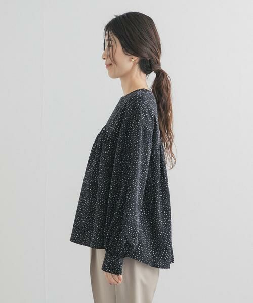 URBAN RESEARCH DOORS / アーバンリサーチ ドアーズ シャツ・ブラウス | ドットギャザーブラウス | 詳細23
