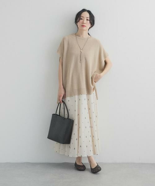 URBAN RESEARCH DOORS / アーバンリサーチ ドアーズ スカート | 小柄ダマスクプリントフレアスカート | 詳細7