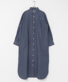 URBAN RESEARCH DOORS / アーバンリサーチ ドアーズ ワンピース | ライトコットンデニムシャツワンピース