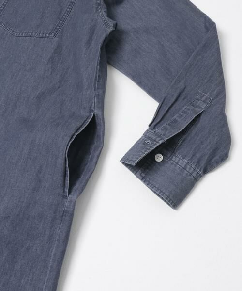 URBAN RESEARCH DOORS / アーバンリサーチ ドアーズ ワンピース | ライトコットンデニムシャツワンピース | 詳細13