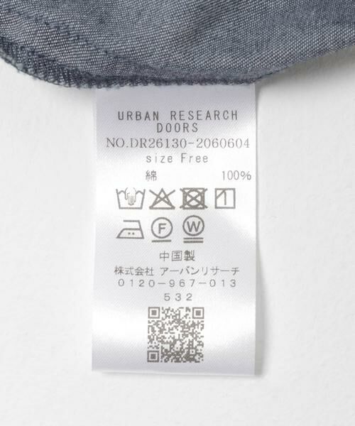 URBAN RESEARCH DOORS / アーバンリサーチ ドアーズ ワンピース | ライトコットンデニムシャツワンピース | 詳細17