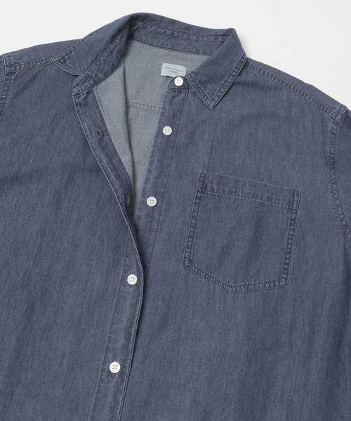 URBAN RESEARCH DOORS / アーバンリサーチ ドアーズ ワンピース | ライトコットンデニムシャツワンピース | 詳細2