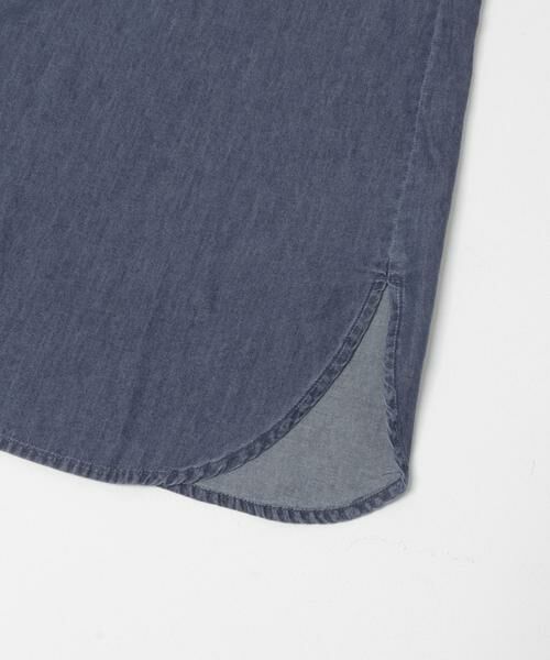 URBAN RESEARCH DOORS / アーバンリサーチ ドアーズ ワンピース | ライトコットンデニムシャツワンピース | 詳細4