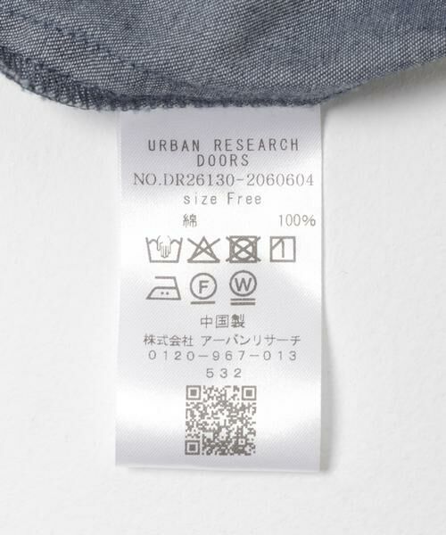 URBAN RESEARCH DOORS / アーバンリサーチ ドアーズ ワンピース | ライトコットンデニムシャツワンピース | 詳細7