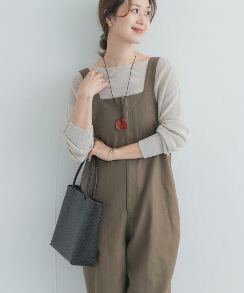 URBAN RESEARCH DOORS / アーバンリサーチ ドアーズ サロペット・オールインワン | フロントZIPサロペット | 詳細6